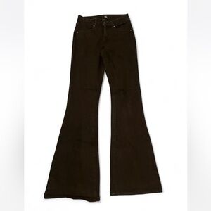 1822 Denim Black Flared Jeans